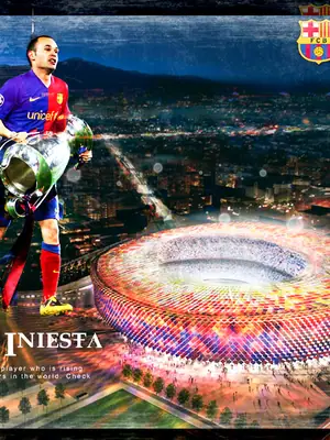 Andres Iniesta wallpaper, 1200 by 848 pixels