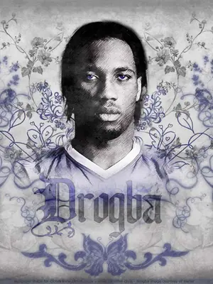 Didier Drogba wallpaper, 1024 by 768 pixels