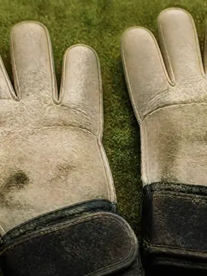 Keeper Gloves football wallpaper, 3840 by 2160 pixels (AI-generated image)