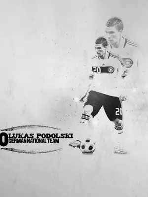 Lukas Podolski wallpaper, 1024 by 768 pixels