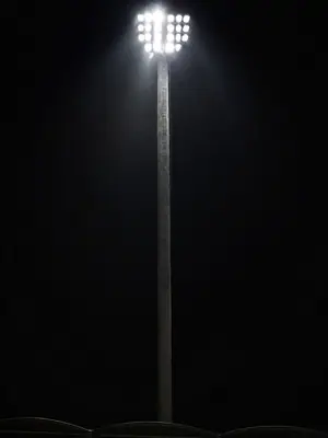 Floodlights, Portrait football wallpaper, 2160 by 3840 pixels (AI-generated image)