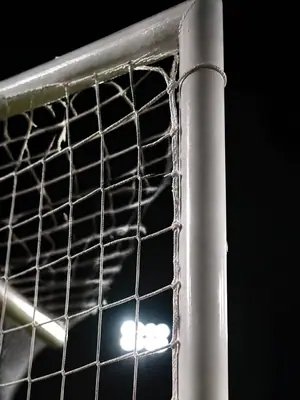 Goal Net, Portrait football wallpaper, 2160 by 3840 pixels (AI-generated image)