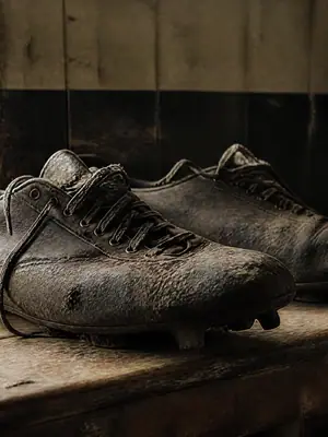 Boots and Mud football wallpaper, 3840 by 2160 pixels (AI-generated image)