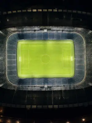Stadium from Above football wallpaper, 3840 by 2160 pixels (AI-generated image)