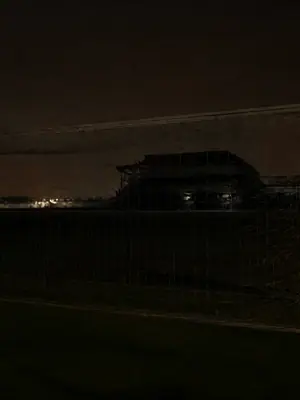 Dark Goalmouth football wallpaper, 3840 by 2160 pixels (AI-generated image)