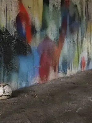 Underpass football wallpaper, 3840 by 2160 pixels (AI-generated image)