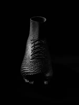 Boot and Shadow football wallpaper, 3840 by 2160 pixels (AI-generated image)