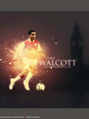 Theo Walcott wallpaper, 1280 by 1024 pixels