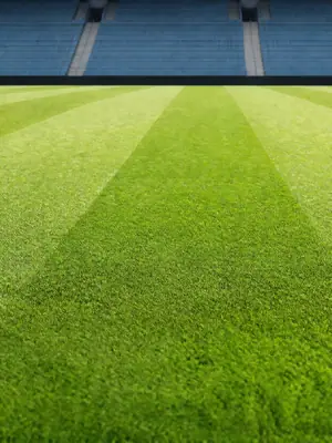 Mower Stripes, Ultrawide football wallpaper, 3840 by 1648 pixels (AI-generated image)