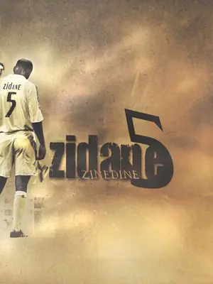 Zidane wallpaper, 1280 by 1024 pixels