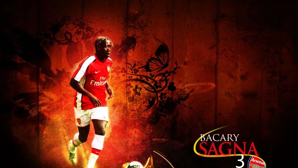 Bacary Sagna wallpaper, 1024 by 768 pixels