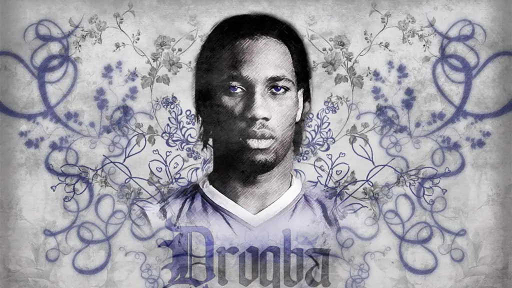 Didier Drogba wallpaper, 1024 by 768 pixels