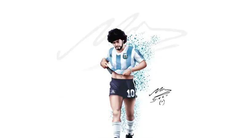 Diego Maradona wallpaper, 800 by 600 pixels