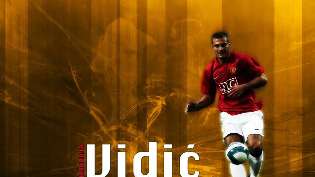 Nemanja Vidic wallpaper, 1024 by 768 pixels