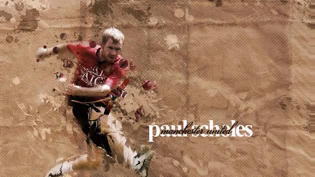 Paul Scholes wallpaper, 1024 by 768 pixels