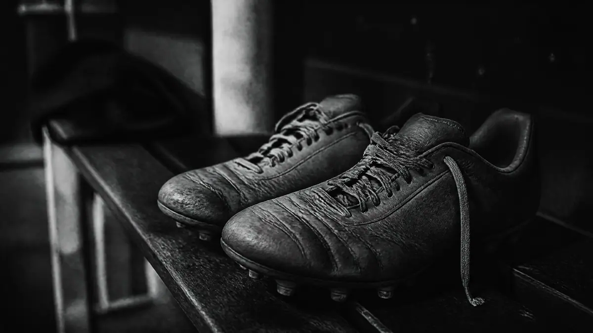 Boots, Black and White football wallpaper (AI-generated image)