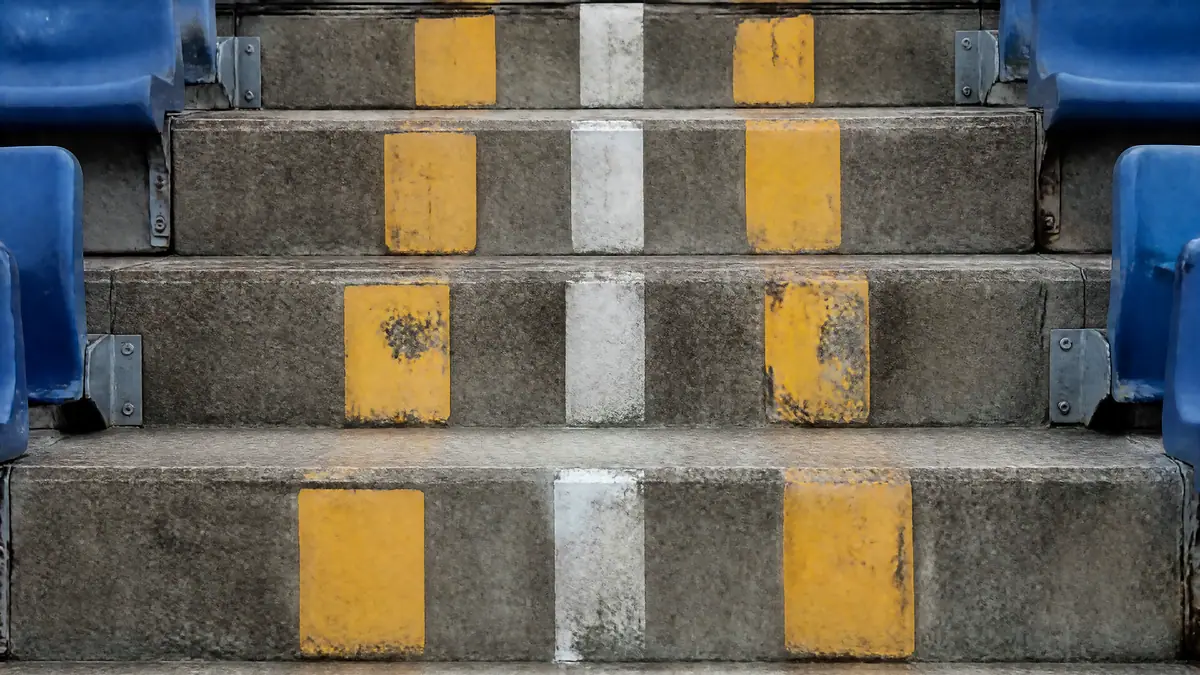 Painted Step Blocks football wallpaper (AI-generated image)