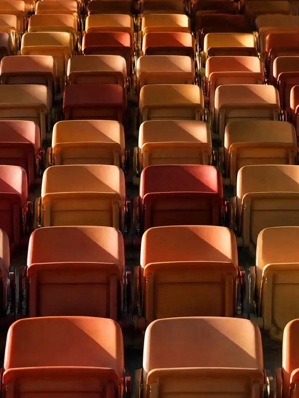 Seats, Portrait, 2160 by 3840 pixels (AI-generated image)