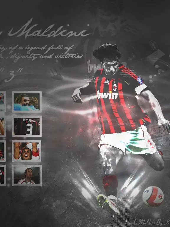 Paolo Maldini Wallpaper, 1024 by 768 pixels