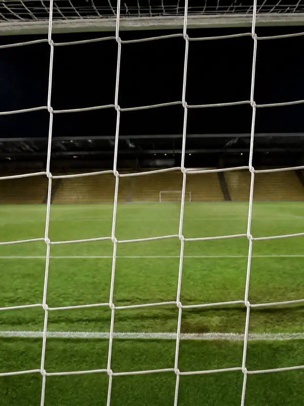 Goalmouth at Night, 3840 by 2160 pixels (AI-generated image)