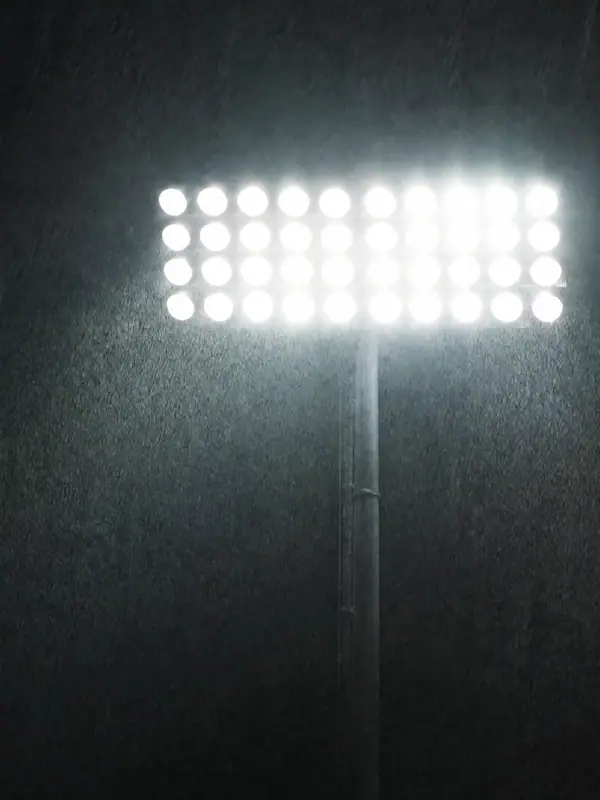 Rain Under Lights, 3840 by 2160 pixels (AI-generated image)