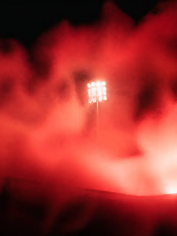 Red Flare, 3840 by 2160 pixels (AI-generated image)