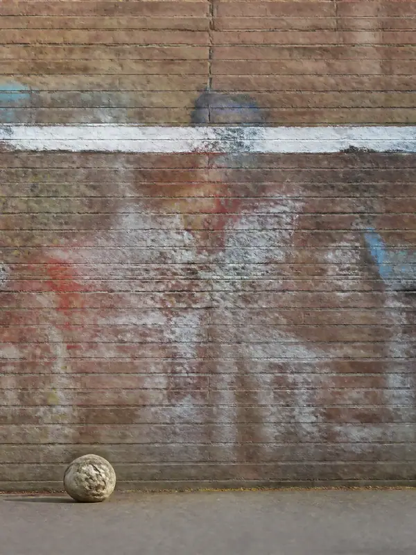 Painted Goal, 3840 by 2160 pixels (AI-generated image)