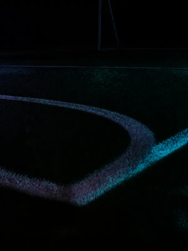 Neon Pitch Lines, 3840 by 2160 pixels (AI-generated image)