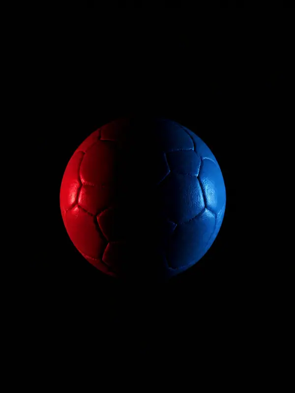 Split Light Poster, 3840 by 2160 pixels (AI-generated image)