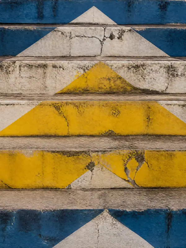 Painted Steps, 3840 by 2160 pixels (AI-generated image)