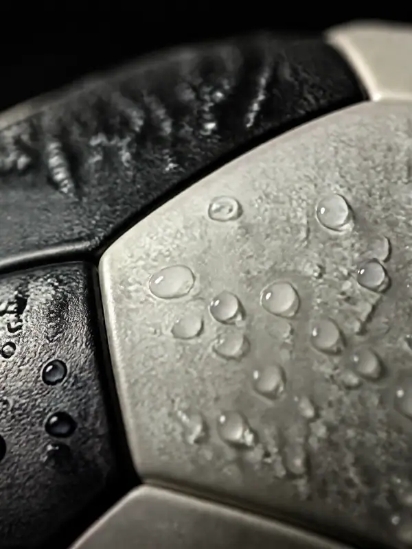 Rain on the Ball, 3840 by 2160 pixels (AI-generated image)