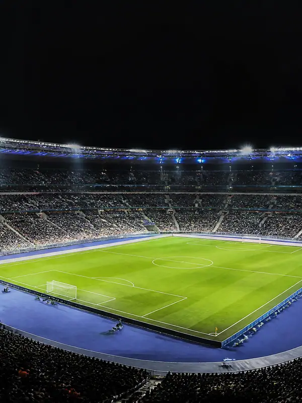 Stadium Panorama, 3840 by 1648 pixels (AI-generated image)