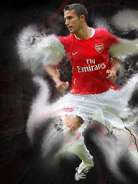 Van Persie Wallpaper, 1024 by 768 pixels